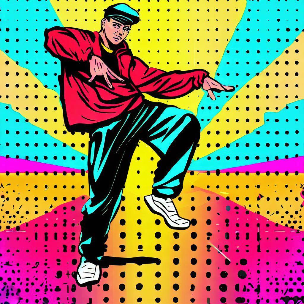 Urban dance style showcase - Pop art style